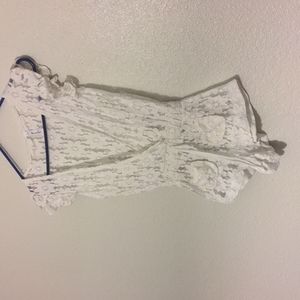 Manga  white laced short bodysuit size Small